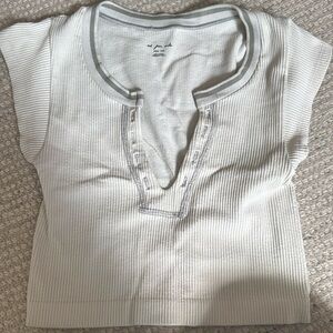 Urban Outfitters Ribbed V Neck